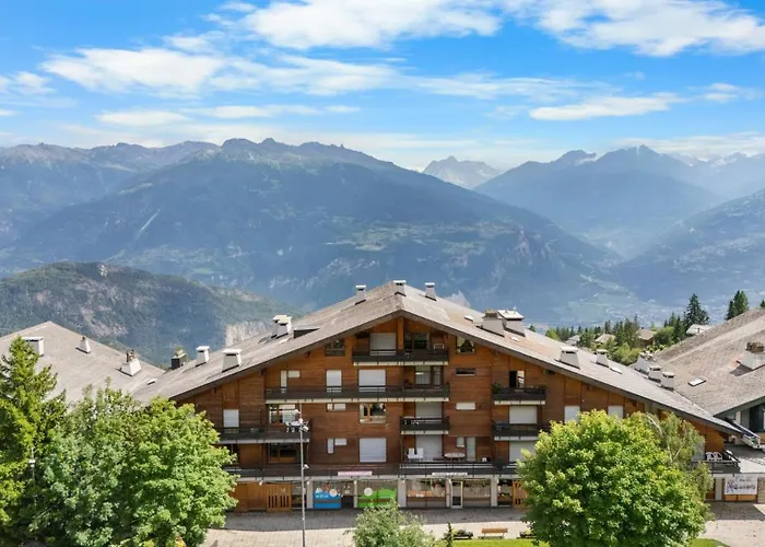 아파트 Mars 404-406 Sur La Place Du Village A Avec Vue Sur Les Alpes *