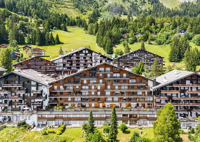Appartement Mars 404-406 Sur La Place Du Village A Avec Vue Sur Les Alpes Anzère